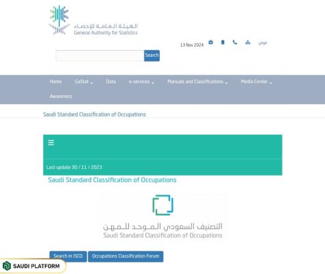 Steps to search on Iqama profession code list