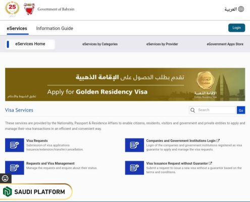 Steps to apply for Bahrain Visa online from Saudi